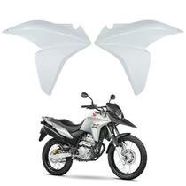 Par Carenagem Lateral Aleta Guia Ar Aba Asa Tanque Branco Andes Honda Xre 300 2014 2015