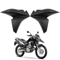 Par Carenagem Lateral Aleta Guia Ar Aba Asa Tanque Cinza Fosco Cynos Honda Xre 300 2013