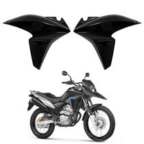 Par Carenagem Lateral Aleta Guia Ar Aba Asa Tanque Honda Xre 300 Preto Brilho 2015