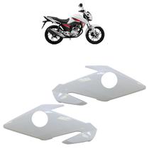 Par Carenagem Lateral Farol CG 160 Titan 2022 Branco Ross Par Carenagem Lateral Farol CG 160 Titan 2022 Branco Ross
