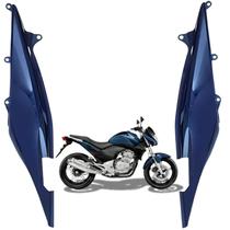 Par Carenagem Rabeta Lateral Traseira Honda Cb300r Azul Cruzeiro 2012