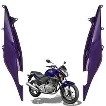 Par Carenagem Rabeta Lateral Traseira Roxo Metálico Honda Cb300r 2011