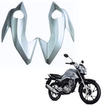 Par Carenagem Tampa Lateral Bananinha Honda Cg Titan 160 Prata Force 2019
