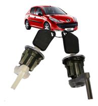 Par Cilindro Miolo Porta Dianteira Com Chave Peugeot 206 207