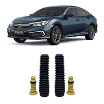 Par Coifa Batente Haste Traseira Honda Civic G10 2018 a 2021 - Auto Flex Par Coifa Batente Haste Traseira Honda Civic G10 2018 a 2021 - Auto Flex