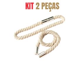 Par com 2 Peças Abraçadeira Cordão Magnético Luxo Para Cortina