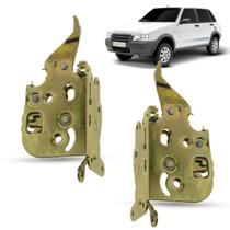 Par Comando Fechadura Interna Porta Traseira Mecânica Fiat Uno Mille Fiorino 1985 a 2013 Elba Prêmio 1985 a 1996