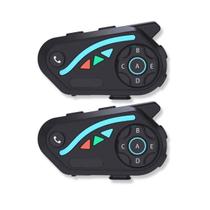 Par Comunicador Intercomunicador Bluetooth Capacete Moto Modelo V8 Plus