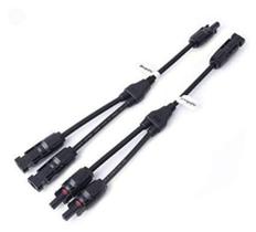 Par Conector Mc4 Y 2t Painel Solar 2 Vias Ligação Paralelo