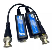 Par Conector Video Balun Engate Rápido Camera Ahd Cvi Tvi Hd