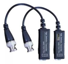 Par Conector Video Balun Engate Rápido Camera Ahd Cvi Tvi Hd