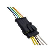 Par Conectores Chicote 5 vias Macho e Femêa Lantersul Par Conectores Chicote 5 vias Macho e Femêa Lantersul