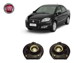 Par Coxim Amortecedor Suspensão Dianteira Fiat Linea 2014 2015 2016