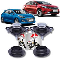 Par coxim do amortecedor dianteiro com rolamento new cerato i30 2013 a 2019 Par coxim do amortecedor dianteiro com rolamento new cerato i30 2013 a 2019