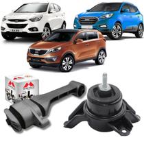 Par coxim motor cambio ix35 sportage 2010 2011 2012 2013 2014 2015 2016 2017 2018 2019 2020