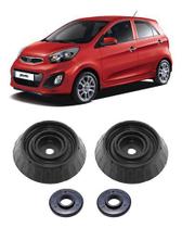 Par Coxim + Rolamento Dianteiro Kia Picanto 2015 2016 2017 Par Coxim + Rolamento Dianteiro Kia Picanto 2015 2016 2017