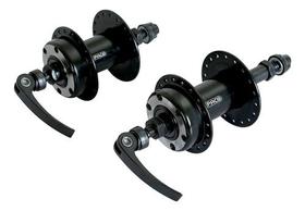 Par Cubo Aço Freio A Disco 6 Furos Rosca 36 Furos Bicicleta