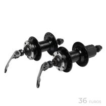 Par Cubo Aluminio GTA Preto 8/12V c/Blocagem 36F Par Cubo Aluminio GTA Preto 8/12V c/Blocagem 36F