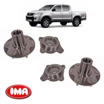 Par Cubo Da Roda Dianteira Com Rolamento E Mancal - Hilux 2005 A 2015 - Al-986