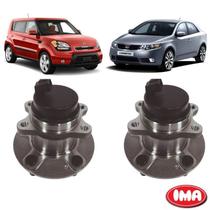 Par Cubo Da Roda Traseira Com Rolamento - Cerato 2008 A 2013 / Soul 2009 A 2013 - Al-545 Par Cubo Da Roda Traseira Com Rolamento - Cerato 2008 A 2013 / Soul 2009 A 2013 - Al-545