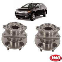 Par Cubo Da Roda Traseira Com Rolamento - Edge 2008 A 2010 - Al-549