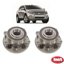 Par Cubo Da Roda Traseira Com Rolamento - Edge 2010 A 2014 - Al-550