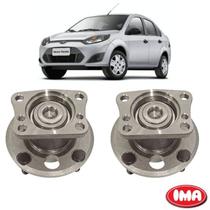 Par Cubo Da Roda Traseira Com Rolamento - Fiesta 2011 A 2013 - Al-555
