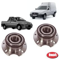 Par Cubo Da Roda Traseira Com Rolamento - Fiorino 2011 A 2012 / Strada 2000 A 2013 - AL-671