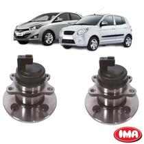 Par Cubo Da Roda Traseira Com Rolamento - Hb20 2012 A 2016 / Picanto 2004 A 2010 - Al-561