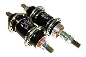 Par Cubo De Rolamento 36f Scorpion Alumínio P/bike Mtb Preto