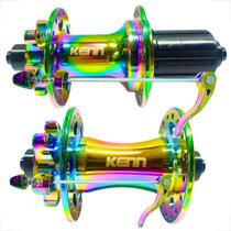 Par Cubos Alumínio 36F K7 Freehub HG para Disco roda rolamentada, compatível BARULHENTO