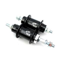 Par Cubos Rolamentados Primetech 36F Alumínio Preto P/ Bike MTB Roda Livre