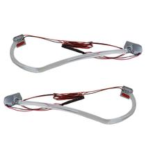 Par Daylight Farol Compatível Scania S5 LED Guia de Luz Amarelo / Âmbar