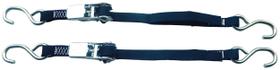 Par de 1 m x 1,2 kg de aço inoxidável Tie-Down Rod Saver Ratchet