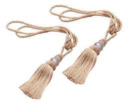 Par De Abraçadeira Prendedor De Cortina Amarrador Cordão