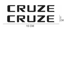 Par De Adesivo Emblema Cruze