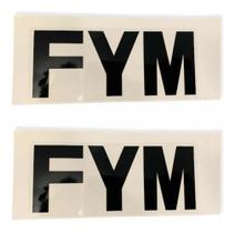 Par De Adesivo Fym (Preto) Fym 250