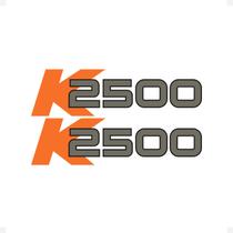 Par De Adesivo Lateral Compatível Com K2500 Bongo 2012/
