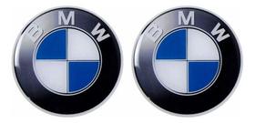 Par De Adesivo Resinado Emblema Compatível Com Logo Bmw 25mm