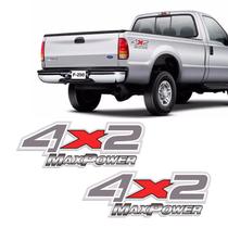 Par De Adesivos 4x2 Max Power Ford F-250 Emblema Lateral Par De Adesivos 4x2 Max Power Ford F-250 Emblema Lateral