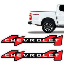 Par De Adesivos 4x4 Chevrolet Universal Decorativo