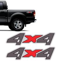 Par de Adesivos 4x4 Ford Ranger 2005/ Modelo Original