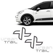 Par De Adesivos Citroen C3 Urban Trail 2019 Modelo Original Par De Adesivos Citroen C3 Urban Trail 2019 Modelo Original