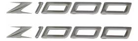 Par de Adesivos Cromados Compatível Kawasaki Z1000 Par de Adesivos Cromados Compatível Kawasaki Z1000