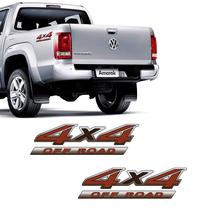 Par De Adesivos Emblema 4x4 Off Road Amarok