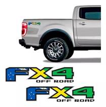 Par De Adesivos Emblema Lateral Ford Ranger Off Road Fx4 Br Par De Adesivos Emblema Lateral Ford Ranger Off Road Fx4 Br