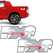 Par De Adesivos Fx4 Punisher Limited Edition Emblema Cinza Par De Adesivos Fx4 Punisher Limited Edition Emblema Cinza