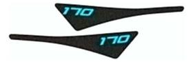 Par De Adesivos Jet Ski Sea Doo Gti 170 Se Azul Acima 2020 +