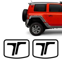 Par De Adesivos Logo Troller T4 2015/2019 Emblema Lateral