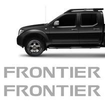 Par De Adesivos Nissan Frontier 2012/ Rack Teto Longarina